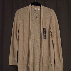 NWT gap tan cardigan